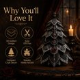 thumbnail image 4 of Halloween Table Decor Sewing Craft Kit Black Cat Tree 7.48 Inch 3D Quilted Patchwork Fabric DIY Set for Adults Beginners Holiday Home Party Decor Gift, 4 of 11