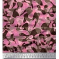 thumbnail image 1 of Soimoi Polyester Crepe Fabric Two Tone Camouflage Print Sewing Fabric Yard 52 Inch Wide, 1 of 1