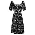 thumbnail image 5 of Robe Sans Manches Blanche avec Motif de Lunettes de Forme Variée pour Femmes, 5 of 5