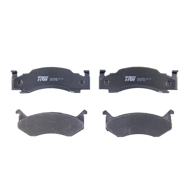 Balatas Semimetalicas TRW B3500 1995 A 1998 Dodge Delanteras 1 Kit Delantero Semimetálica 179.50 Milímetros 165.10 Milímetros 61.90 Milímetros 62.40 Milímetros 13.00 Milímetros 17.50 Milímetros