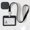 Black, variant on Vivcore Navy ID Badge Holder with Lanyard, Waterproof Clear Employee Name Tag ID Card Holder for Office, Nurses and Students