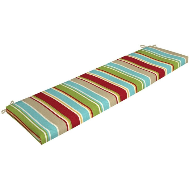 Mainstays Outdoor Patio Bench Cushion, Multiple Patterns