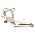 thumbnail image 2 of Easy Spirit Womens Halyn Metallic Pointed Toe Kitten Heel Pumps Dress Pumps, 2 of 5