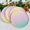 thumbnail image 4 of 8pcs 9in Disposable Paper Round Plate Birthday Wedding Party Supplies Dish Tableware, 4 of 8