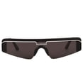 thumbnail image 2 of Balenciaga Gray Shield Unisex Sunglasses BB0003S 001 99, 2 of 3