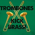 thumbnail image 3 of CafePress - Trombones Kick Brass Women's Dark T Shirt - Women's Traditional Fit Dark T-Shirt, 3 of 4