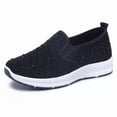 thumbnail image 1 of Espadrilles de Marche pour Femmes à Enfiler Course Légères Chaussures de Tennis Confortables en Maille, 1 of 8