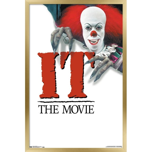 IT - 1990 One Sheet Wall Poster, 22.375" x 34", Framed
