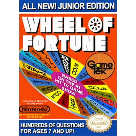 Wheel of Fortune Junior Edition- Nintendo NES (Refurbished)