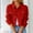 Red, variant on Whlbf Plus Size Womens Coats Clearance,Women Fashion Casual Pockets Long Sleeve Tops Jacket Denim Outwear