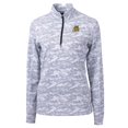 thumbnail image 2 of Women's Cutter & Buck Charcoal Bryant Bulldogs Traverse Camo Quarter-Zip Pullover Top, 2 of 3