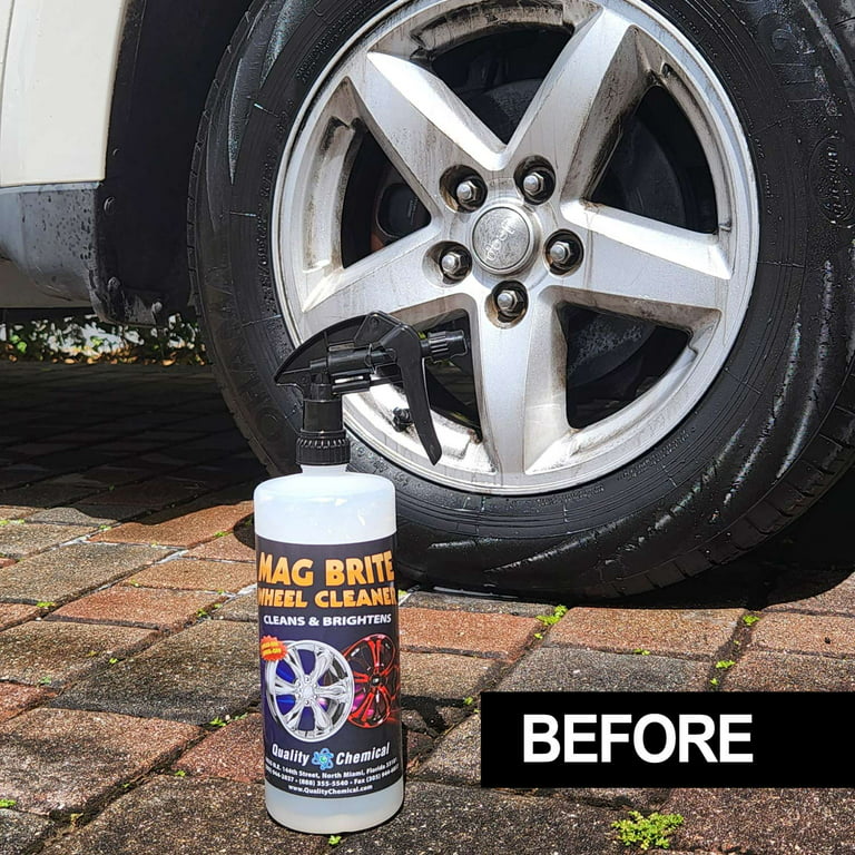 Rev Auto Wheel and Tire Cleaner (1 Gal) - Professional Car Wheel Cleaner  That Removes Brake Dust and Tire Browning | Car Tire Cleaner and Rim  Cleaner