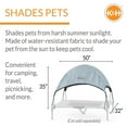 thumbnail image 3 of K&H Pet Products Pet Cot Canopy (Cot Sold Separately) Gray X-Large 50 X 32 Inches, 3 of 7
