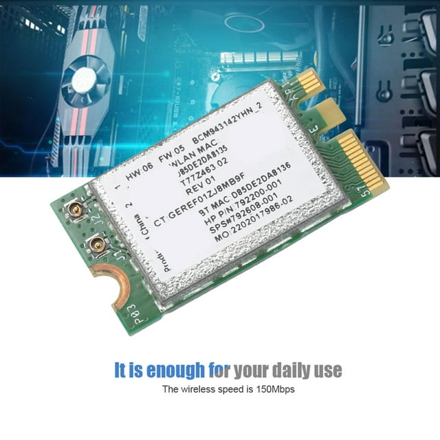 BCM943142YH Card 150Mbps NGFF M.2 Interface for 240 G4/245 G4/246 G4