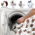 thumbnail image 4 of Football Bow White Pattern Soft Sherpa Fleece Throw Blanket, Warm Cozy Plush Blanket for Sofa Bed Couch, All Season, 30"x40", 4 of 5