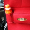 thumbnail image 3 of 1 PC Auto Seat Back Organizer Storage Car Multifunctional Collection Organizer Multi-Pocket Storage Bag Holder Hanger Large Capacity(Red), 3 of 3