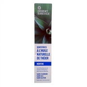 Desert Essence Natural Tea Tree Oil Toothpaste With Baking Soda, Mint - 6.25 Oz, 2 Pack
