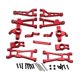 thumbnail image 4 of Accesorios de Actualización de Metal 1/16 Reemplazo de Piezas de Automóvil de Control Remoto Piezas de Reparación de Aluminio para 16208 16209 Profesi Rojo, 4 of 8