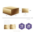 thumbnail image 5 of PACKHOME 10 Gold Gift Boxes, 8x8x4 inches, Bridesmaid Boxes, Paper Gift Boxes with Lids for Gifts, 5 of 7