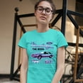 thumbnail image 3 of Tee Hunt Ford Mustang GT The Boss Women's T-Shirt Novelty T-Shirt Muscle Car Licensed Ford Tee, Light Blue, 3X-Large, 3 of 5