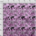 thumbnail image 3 of oneOone Polyester Lycra Purple Fabric Travel Quilting Supplies Print Sewing Fabric By The Yard 56 Inch Wide, 3 of 6