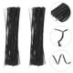 thumbnail image 1 of IDEANATEGRATE 1000Ud Cintas De Jardinería Reutilizables Con De Hierro Negro Para Atar Plantas Y Organizar Cables, 1 of 8