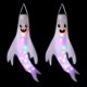 thumbnail image 1 of Decoraciones de Halloween Sincero calcetín de viento fantasma con luces LED 2 uds, 1 of 5