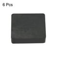 thumbnail image 3 of Tazas de Muebles, 6 Piezas - Taza de Rueda de Goma, Topes de Cama para Prevenir Deslizamientos que se Ajustan a Todas las Ruedas (Negro, 65x56mm), 3 of 6