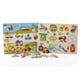 thumbnail image 4 of Rompecabezas cognitivo de madera con números y letras para niños, juguete de tablero portátil para aprendizaje del tráfico de animales, 4 of 6