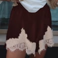 thumbnail image 5 of Women Silk Lace Shorts Low Rise Shorts Lounge Half Slip Pj Bottoms French Knickers, 5 of 9