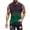 Green, variant on Men's Gradient Cotton Workout Tank Tops, Athletic Gym Muscle Tank Top, Fitness Bodybuilding Sleeveless Tee Shirts for Men Size 4XL Yellow