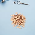 thumbnail image 4 of LOLIPPYY 300PCS Blank Wood Cutouts Water Drop Shaped Wood Pieces for DIY Crafts Home Decor Natural Aesthetic, 4 of 8
