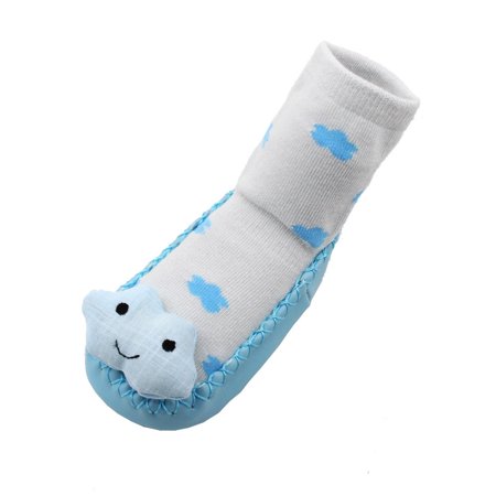 

Sunhillsgrace Baby Care Cartoon Newborn Baby Girls Boys Anti-Slip Socks Slipper Bell Shoes Boots