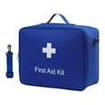 thumbnail image 1 of MERIGLARE First Aid Bag Lightweight Multiple Compartments for Travel Workplace Cycling Blue, 1 of 9