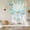 Teal Green Red, variant on Ocean Coastal Balloon Curtains for Windows, Bedroom Curtains 54 Inch Length, Summer Nautical Beach Coral Starfish Tie Up Curtains Panels Thermal Insulated Bathroom Curtains Window 42"x54"