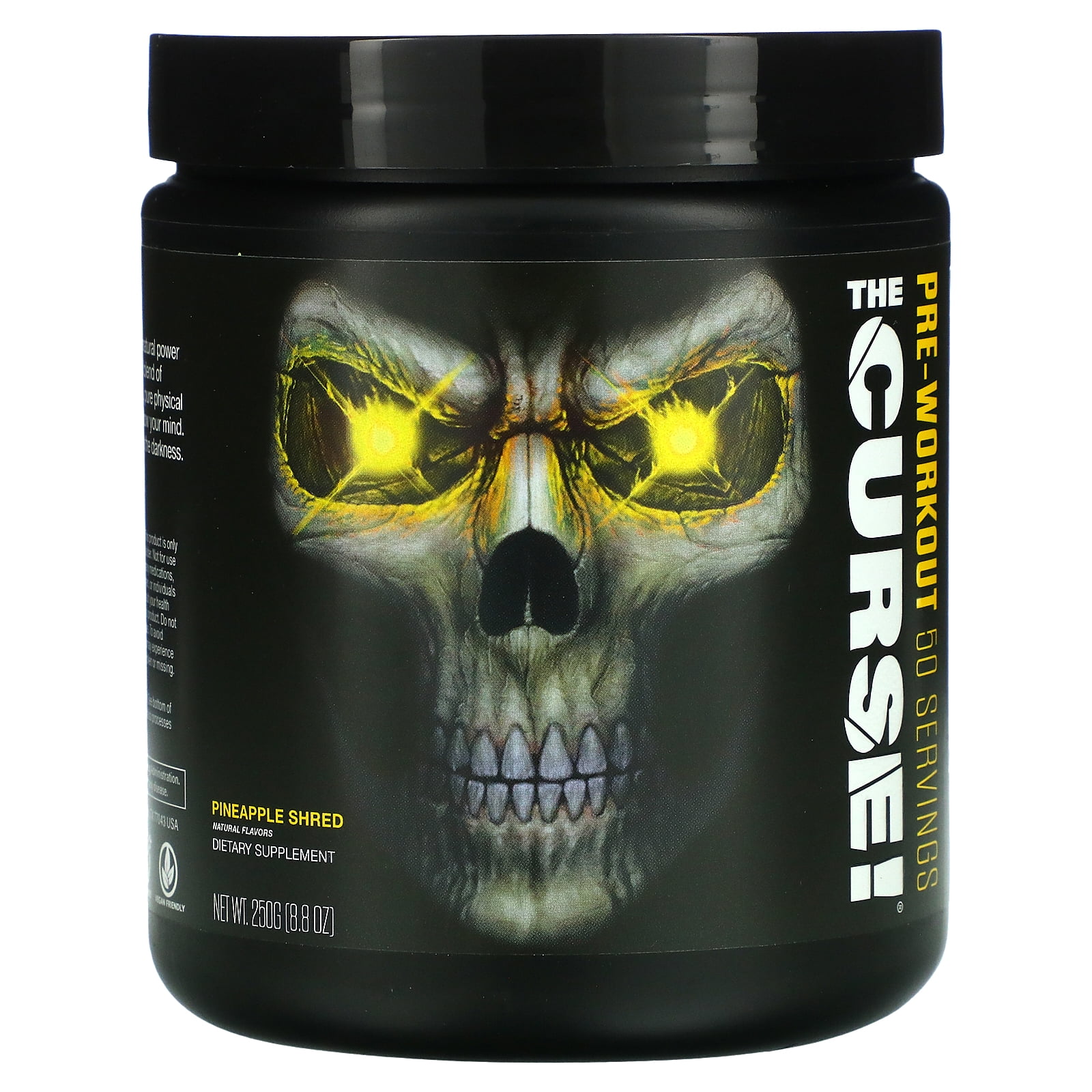 The Curse! Pre-Workout, Pineapple Shred, 8.8 oz (250 g), JNX Sports