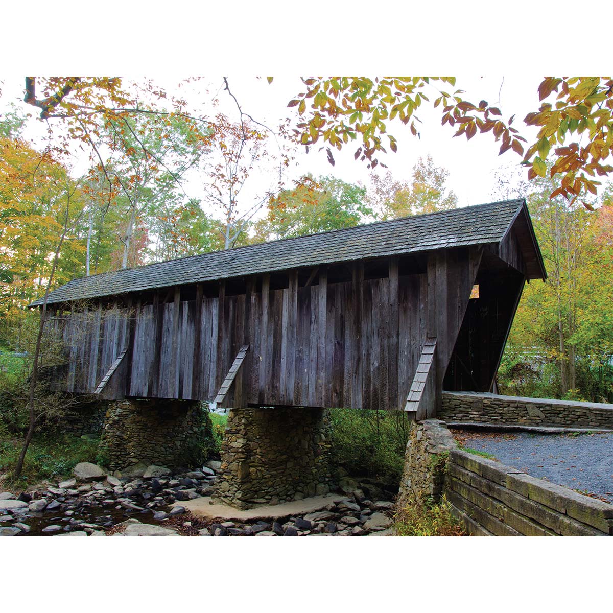 Heritage Covered Bridge Jigsaw Puzzle