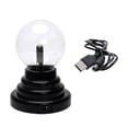 thumbnail image 2 of The Shock-Wave Lamp USB Static Ball Ion Ball, Plasma Ball Lamp Touching & Sound Sensitive Interactive USB Powered Plasma Gift for Decorations/Parties/Bedroom(Blue/Red Light), 2 of 7