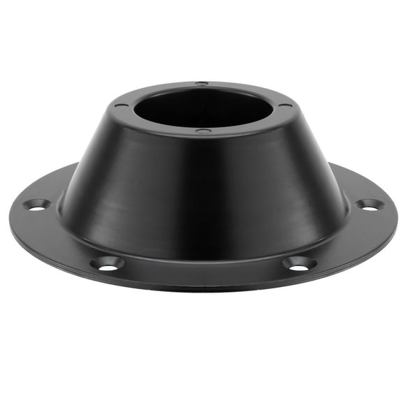 ToughGrade Black Exposed Round Table Base ABS Plastic