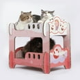 thumbnail image 2 of GROWTH TANK Cat Scratching Post Lounge Sofa Scratching Post Kitten Sleeping Relaxing Toy Girls, 2 of 8