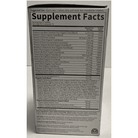 Garden of Life Mykind Organics Women's Multi 40+ Vitamin - 144 Count