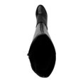 thumbnail image 3 of KAREN SCOTT Womens Black Goring Buckle Accent Comfort Hanna Round Toe Stiletto Zip-Up Dress Boots 8.5 M, 3 of 4