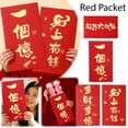 thumbnail image 3 of 1pcs 2026 Sac à Billets Rouge de Fête du Printemps Année du Cheval Grande Enveloppe Rouge Grande Taille Angpao Sac Rouge Rouge Nouvel An, 3 of 8