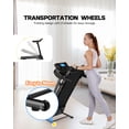 thumbnail image 6 of FLIMDER 2.5HP Folding Treadmills for Home with Bluetooth & Incline, Portable Running Machine Electric Compact Treadmills Foldable for Exercise Home Gym Fitness Walking Jogging, 6 of 6