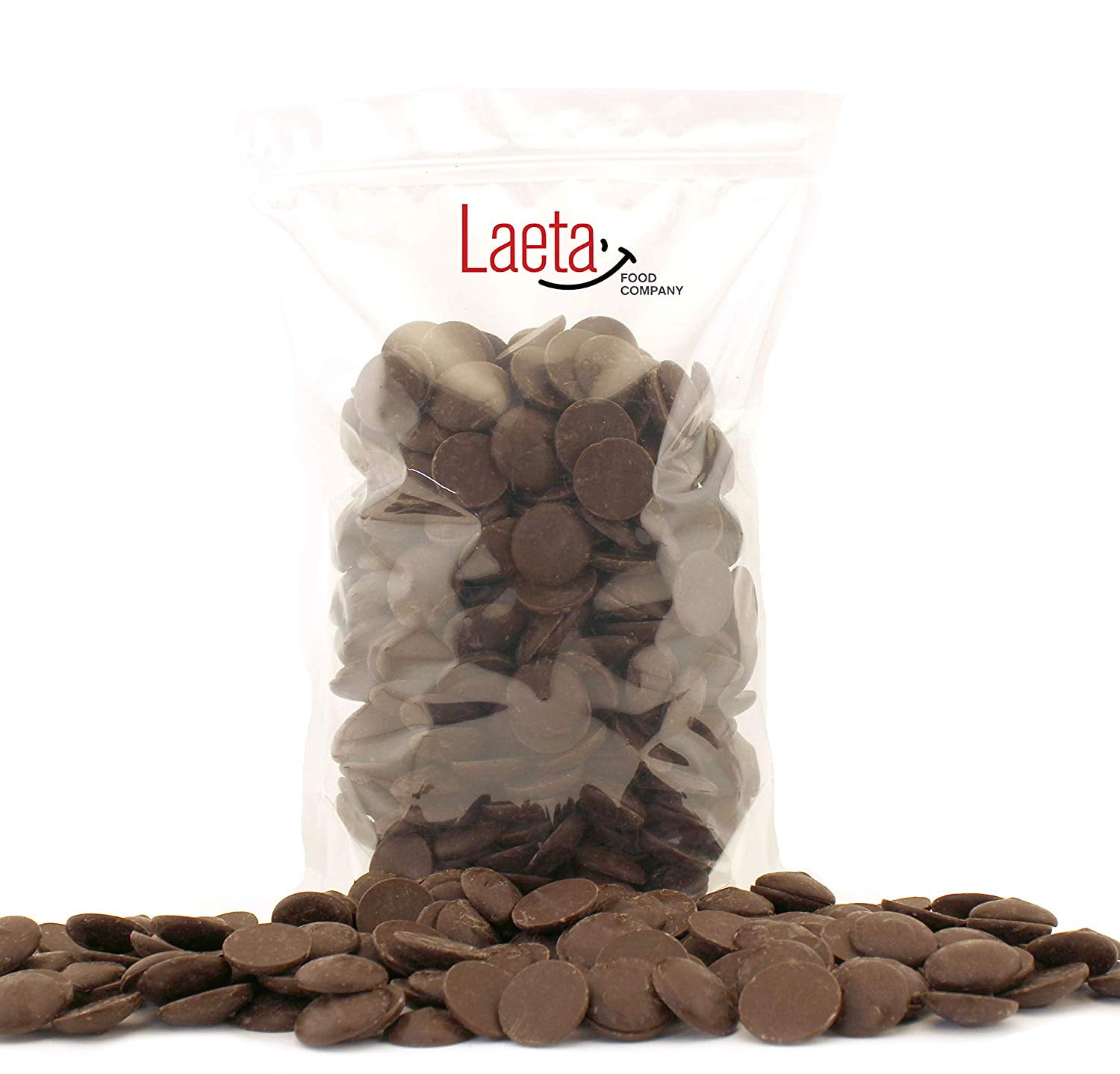 Merckens Milk Chocolate, Melting Wafers Buttons Candy, Bulk 2 Pounds Bag
