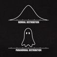 thumbnail image 3 of CafePress - Normal Vs Paranormal Distribution T Shirt - Women's Traditional Fit Dark T-Shirt, 3 of 4