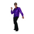 thumbnail image 1 of Camiseta RG Costumes Disco Inferno Morada Talla M (36-38), 1 of 1