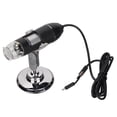 thumbnail image 1 of Adjustable 3 In 1 Microscope, Portable 640x480 CMOS Image Sensor 50x-1600x ABS 8 LED Digital Microscope With Base For  10, 1 of 8