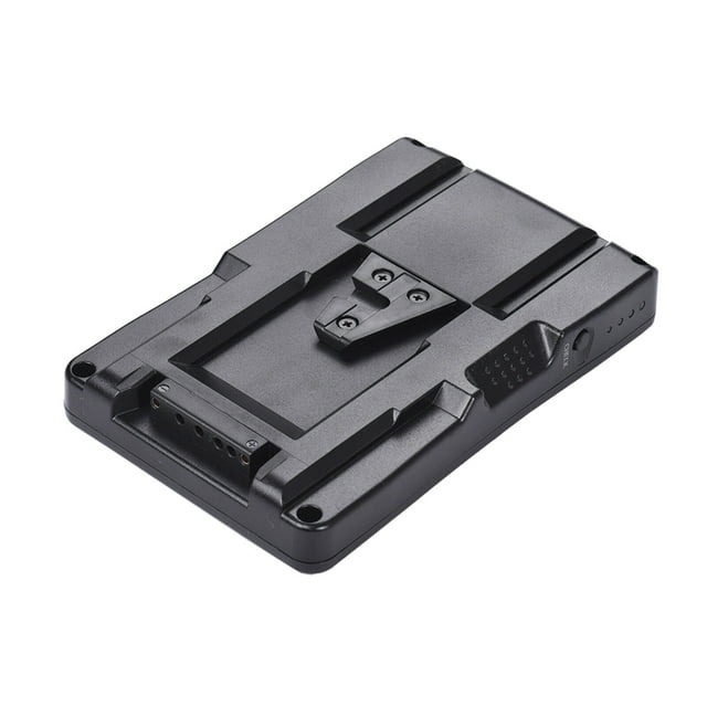 Dual NP-F to V-Mount Battery Adapter Converter with D-TAP & SON V-Lock Output Ports, 13-16.8V 8A Max Output, Circuit Protection, Power Indicator - Fireproof PC & High Precision Phosphor Copper
