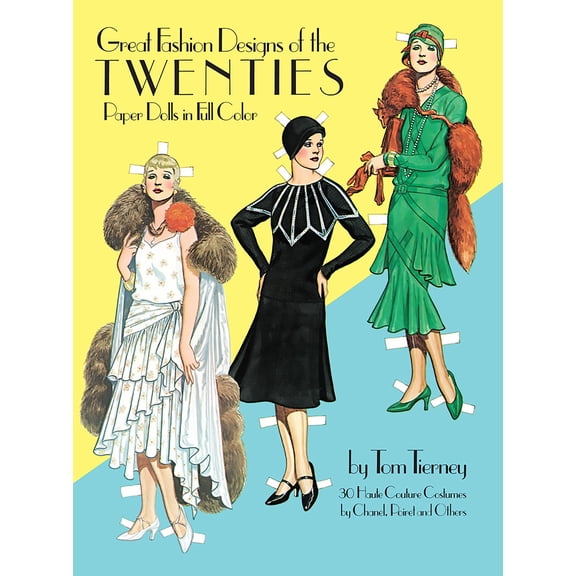 Pre-Owned Great Fashion Designs of the Twenties Paper Dolls (Paperback) 0486244822 9780486244822